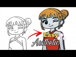 Easy Girl Drawing Tutorial ✏️ | Aesthetic Sketch for Beginners