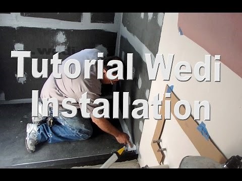 Step by Step How to Build a Walk-In Shower Wedi system