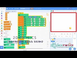 2D Physics: Bouncing Ball Demo in Scratch: Game Development