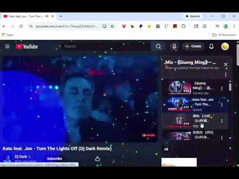 YouTube party lights app