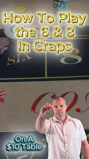 How to turn $12 into $49 on craps 6 and 8 #craps #gambling #money