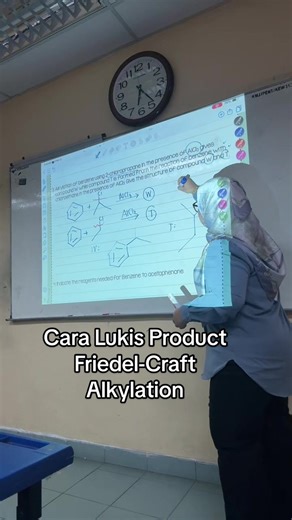 Friedel-Craft Alkylation Drawing Guide