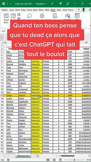 ChatGPT Excel : la combinaison gagnante pour travailler plus vite et plus malin ! | Mille Merveilles