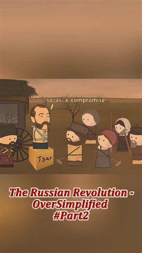 The Russian Revolution - OverSimplified -Part 2#overslimplified #usa #viral #fyp #animation