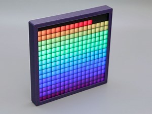 16×16 NeoPixel Square Pixel Display by @ecken #3DPrinting #CircuitPython