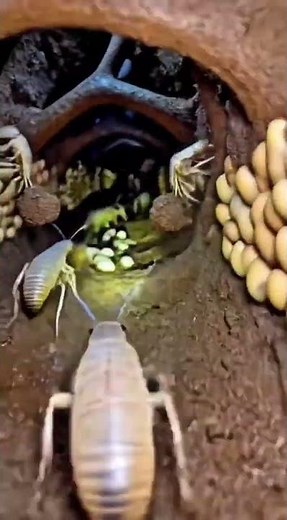 Termite POV: Inside a Living Underground Colony | Real Macro Research Footage