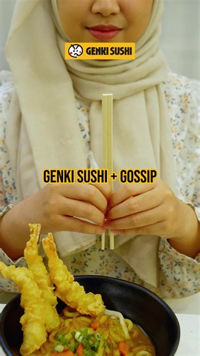 Kalau kat Genki Sushi, order kejap tunggu Kousoku express sampai boleh makan dah! Sambil tunggu kejap tu, time tulah nak borak-borak! Aish kat Genki Sushi ni, jangan cakap sushi je sedap, aish cerita yang dikongsi pun boleh tahan ya! #GenkiSushi #GenkiSushiMalaysia #SushiMalaysia #gossipculture #Malaysia #malaysianculture