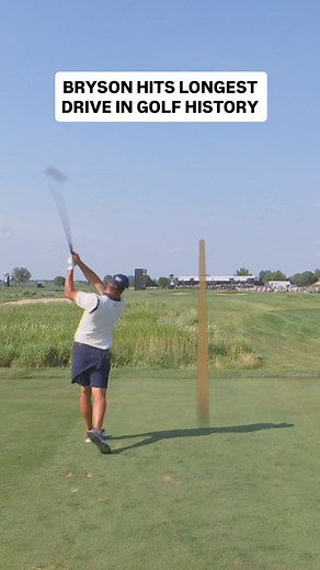 Some serious air time… 😱 Bryson DeChambeau | LIV Golf