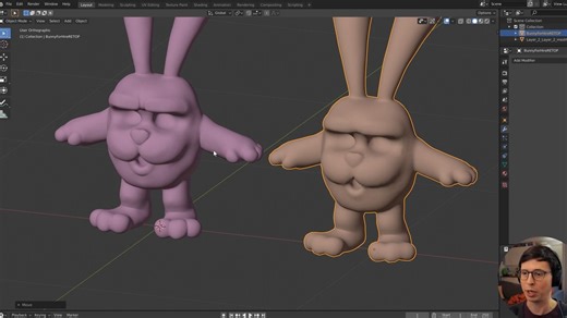 【中文普通话】blender 多分辨率修改器Multires Modifier使用教程