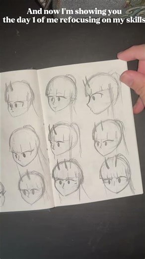 Showing you my progress day 1 #art #drawing #tutorial #oc #series