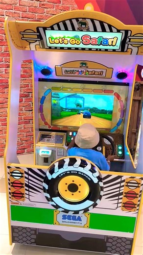 Cheerful jeep arcade