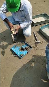 Compaction test by sand replacement method | civil engineering #civilsite #construction