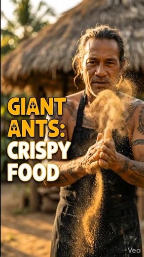 Giant Ants: Tribal Crispy Food 🐜🔥 #short