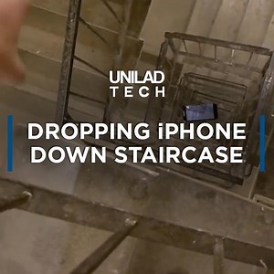 Be careful carrying your phone down staircases, your phone may not survive a drop! 😬📱 | UNILAD Tech
