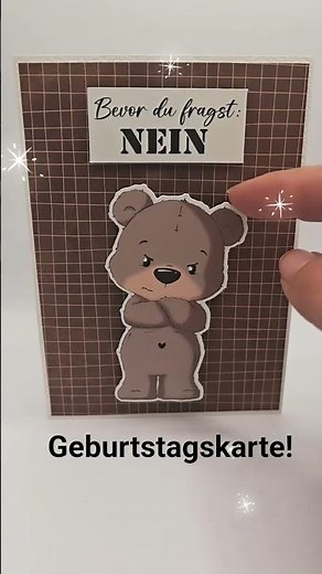 Lustige Geburtstagskarte!