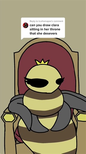 rare doodle (@raredoodle) - Rare Doodle Queen Bee Animation Replying to @tcufromapex