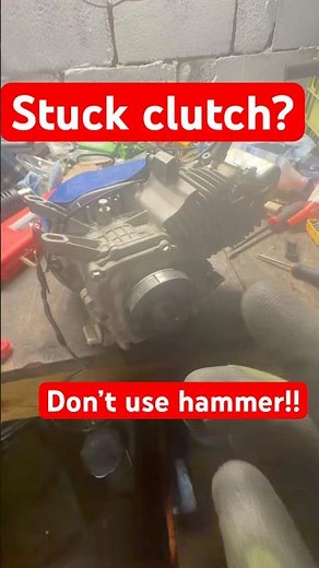 The Easy Way to Remove a Stuck Predator 212 Clutch #DIY #MiniBike