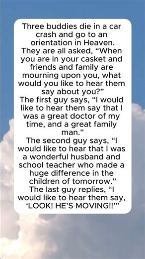 He’s Moving!#heavenjokes #funnyending #afterlifehumor #darkcomedy #cleverjoke