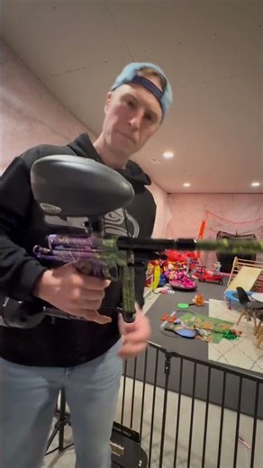 Splat Attack Revenge V2LE AKALMP Paintball Autococker Test #FYP #Viral #Rare #collector #ty$ #short