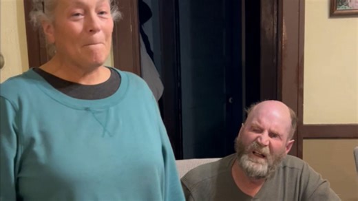 Parents try painting each other’s faces on canvas and the results are hilarious