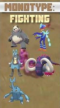 BEST Fighting Monotype Team in Pokémon 🥊🔥