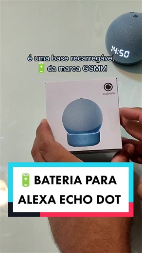 Base Recarregável para Alexa Echo Dot 4