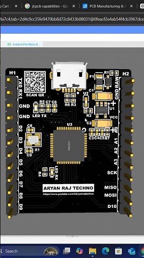 This is my own development board #arduino #esp32 #aryanrajtechno