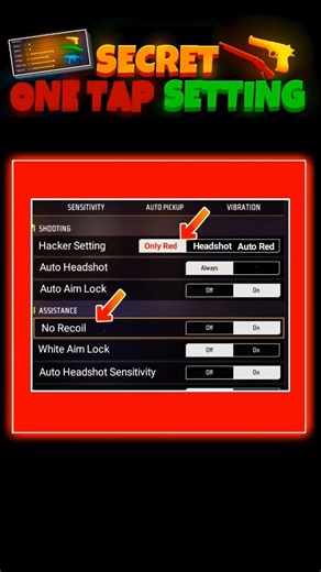 Best Headshot Setting in Free Fire 😱 Free Fire Headshot Setting 👽 Free Fire Main Headshot Kaise Mare
