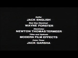 Student Bodies (1981) End Credits (TMC Xtra 2025)