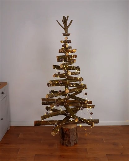 5M views · 8.6K reactions | Wooden sticks Christmas tree | Magic Hands Creations | Facebook