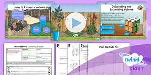 Planit Maths Year 5 Measurement Lesson Pack 2: Estimating Volume