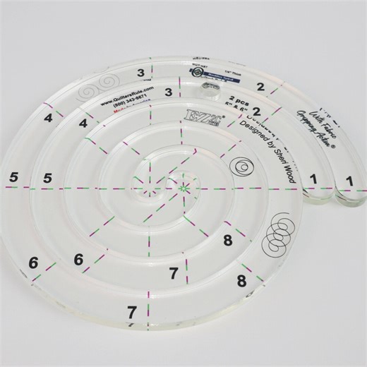 Machine Quilting Nautilus Spiral Tool (5 & 6 Inch Spirals) - Etsy