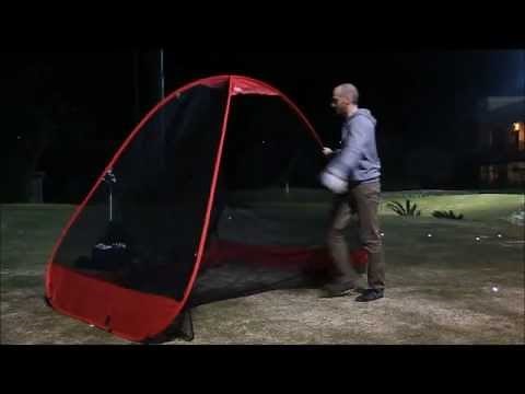 Golf Hitting Net - ProAdvanced Net Pops up & Folds down