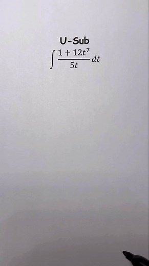 U-sub integration #math #maths #mathematics #calculus #viral | Thatmathkid