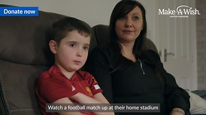 Archie’s wish to see his favourite football team play (Liverpool FC) will take him from the side-lines to the terraces ⚽ 44 critically ill children in the South West, like Archie, are waiting for their wish to be granted. YOU have the power to change that 👉 https://bit.ly/3NSSUe2 #WorldWishDay | Make-A-Wish UK