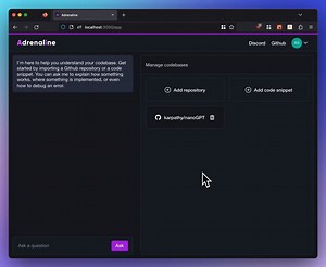 I built a chatbot that lets you talk to any Github repository