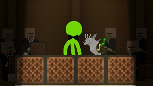 Note Block Concert - Animation vs. Minecraft Shorts Ep 35