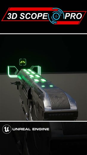 Customizable animated 3D Scope on Unreal Engine