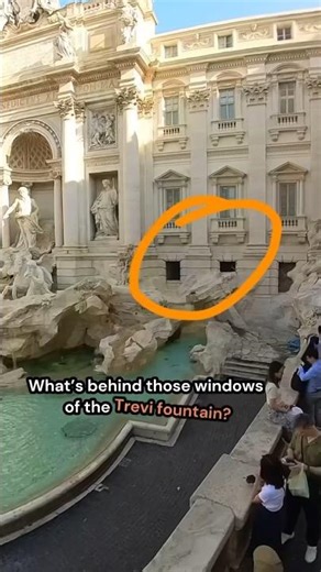 What’s behind the Trevi Fountain in Rome?
