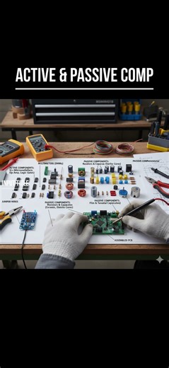Active and Passive Components Explained | Electronics Basics