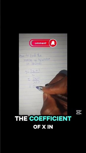 1. “The 3-Second Trick to Find Any Inverse Function 😳 (No Long Steps!)”#viral #mathstricks #maths