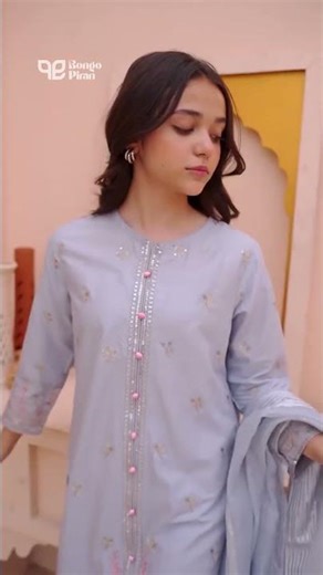 Lilac – Sequin Embroidery Kids Set | Kids suit set #reels #shorts #short #shortvideo #fashion #suit