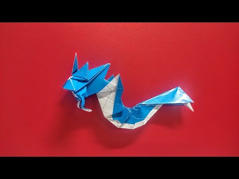 Origami Pokemon Gyarados | How To Make A Paper Pokemon Gyarados Step By Step