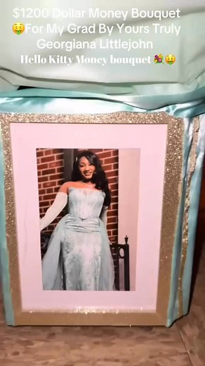 1200$ Hello Kitty Money Bouquet By yours truly Georgiana Littlejohn | Georgiana Littlejohn