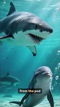 🦈The Epic Rivalry Between Dolphins and Sharks: Nature’s Most Surprising Ocean Showdown #shortsfeed