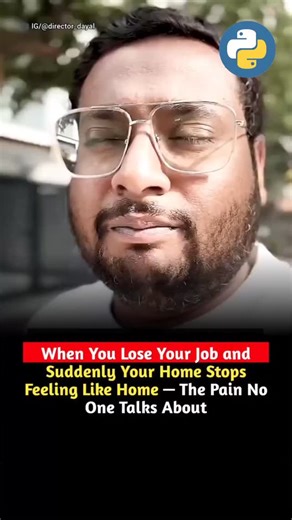 PROGRAMMERS on Instagram: "A heart breaking video shared by content creator @director_dayal has struck a deep chord online exposing the emotional toll of unemployment within families. The young man, who lost his job just three days ago, described how the atmosphere in his home changed overnight. The Pain No He recalls that when he returned from work earlier. his mother welcomed him warmly, urging him to eat well after a tiring day. But after he became jobless, even asking for two extra rotis tri
