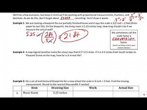 7.8 Scale Drawings and Conversion Factors