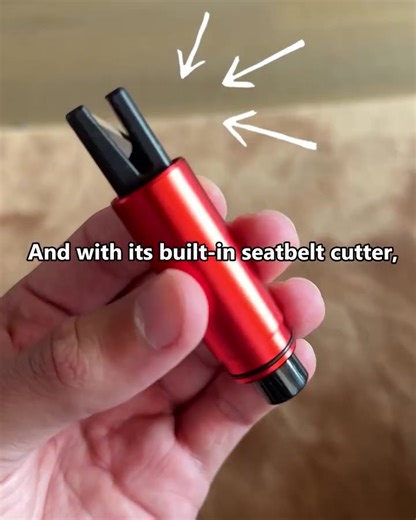 "🚨 Trapped in your car with jammed doors or a stuck seatbelt? 🚨 Nothing's scarier than being stuck in an emergency with no way out. Fumbling for tools that don't work or windows that won't break could cost you everything. That's where Zerionx™ Safety Hammer saves lives! ✅ Instant glass breaking – Spring-loaded tungsten steel tip shatters windows with one press! ✅ Built-in seatbelt cutter – Razor-sharp blade slices through jammed belts in seconds 🔪 ✅ Always within reach – Compact design mounts