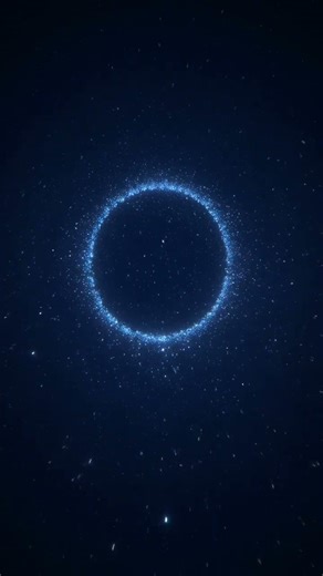 Particles Form a Perfect Circle, Burst & Reassemble | Mystical Loop #shortsvideo