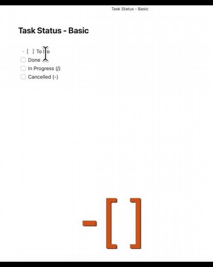 Creating a task in Obsidian